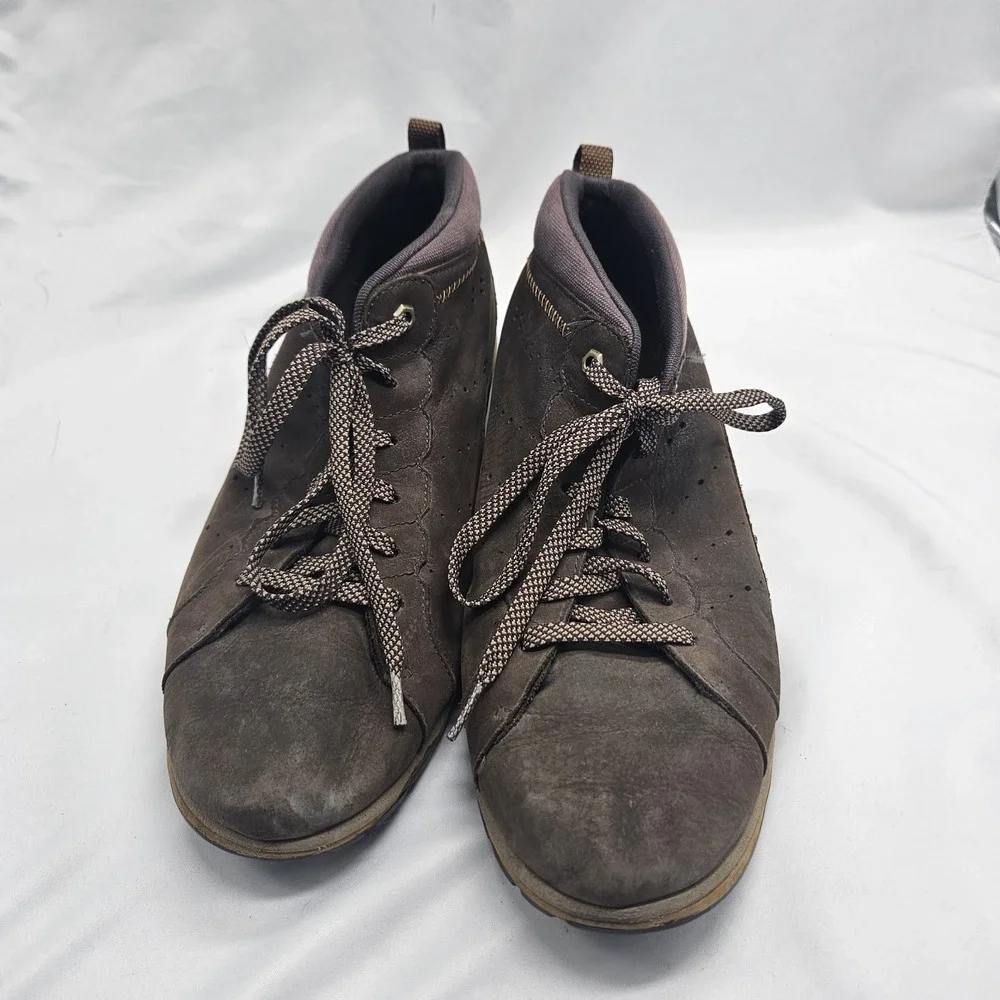 COLUMBIA Three Passes Brown Leather Chukka boots YM5290-059 Men's 13